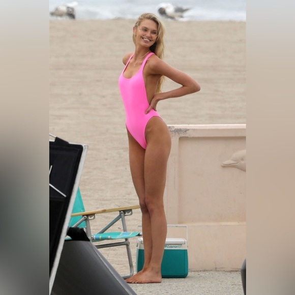 Zara Other - PRICE DROP!!!!!!! {Zara} NWT Neon Pink Swimsuit • M, XL S